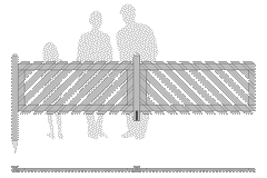 Concept Charpentes Bois - clôtures en bois modèle city