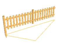 Concept Charpentes Bois - clôtures en bois modèle garden