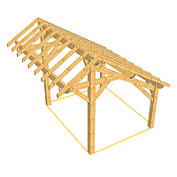 Concept Charpentes Bois - Terrasse en bois modèle Joëlle