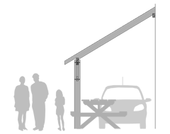 Concept Charpentes Bois - Terrasse en bois modèle julie