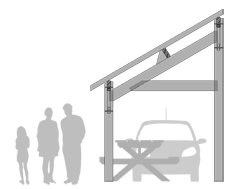 Concept Charpentes Bois - Terrasse en bois modèle maïder