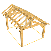 Concept Charpentes Bois - Terrasse en bois modèle Sandra