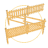 Concept Charpentes Bois : Entrées et clôtures  en bois 